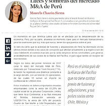 Luces y sombras del mercado M&A de Per